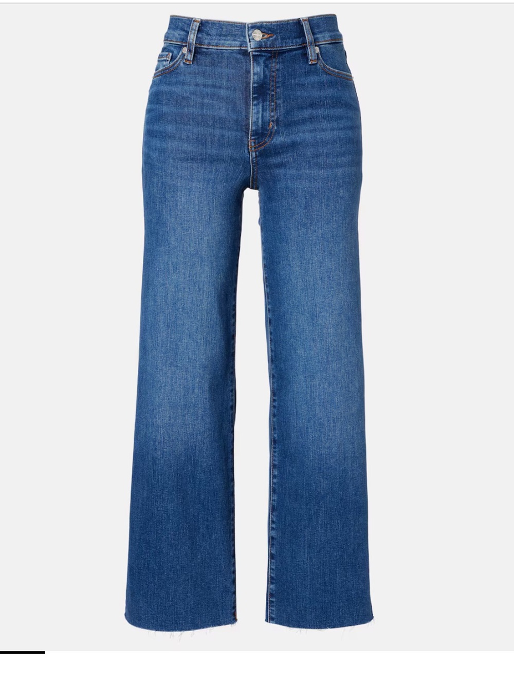 Frame NWOT Le Pallazo Denim‎ Cropped Wide-Leg Quietluxury Jeans in Blue - Picture 5 of 11